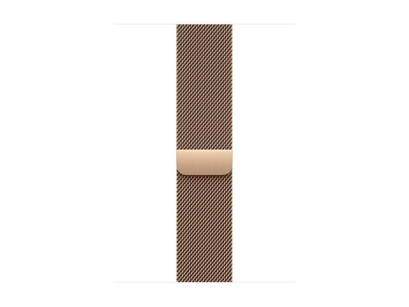 Apple Watch Series 10 GPS + Cellular 46mm - Gold Titanium Case with Gold Milanese Loop - M/L