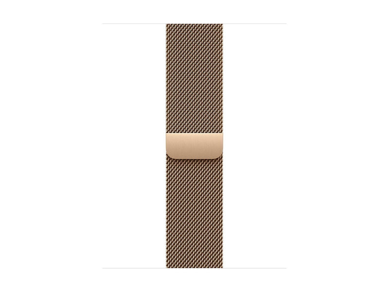 Apple Watch Series 10 GPS + Cellular 42mm - Gold Titanium Case with Gold Milanese Loop