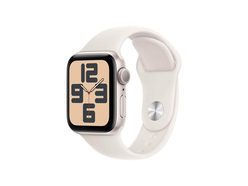 Apple Watch SE GPS 44mm - Starlight Aluminium Case with Starlight Sport Band - S/M