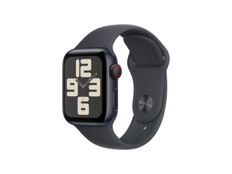 Apple Watch SE 4G (2024) - 40mm - Mitternacht Aluminium - Sportarmband Mitternacht S/M