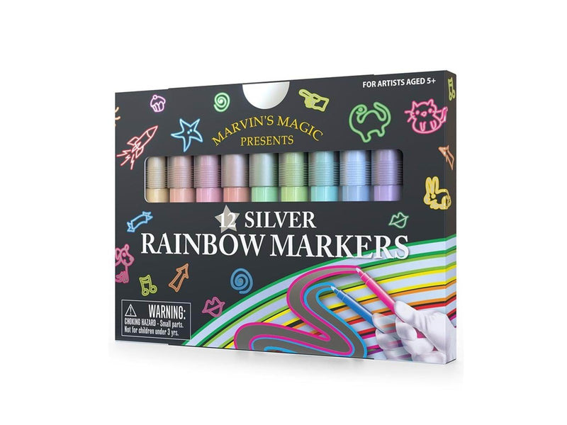 Marvins Magic Silver Rainbow Markers