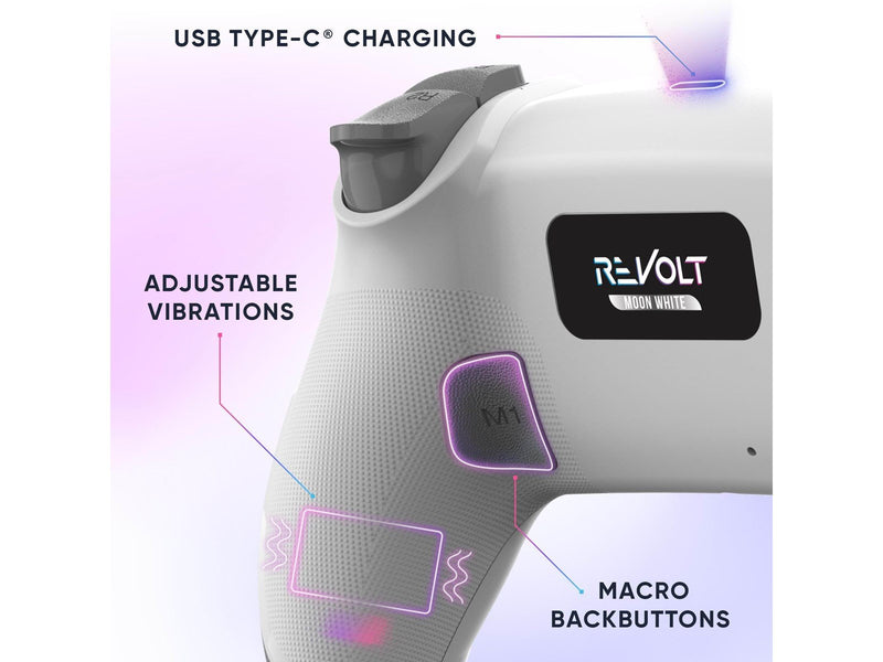 Oniverse Revolt - Wasp White - Wireless Controller - Sony PlayStation 4