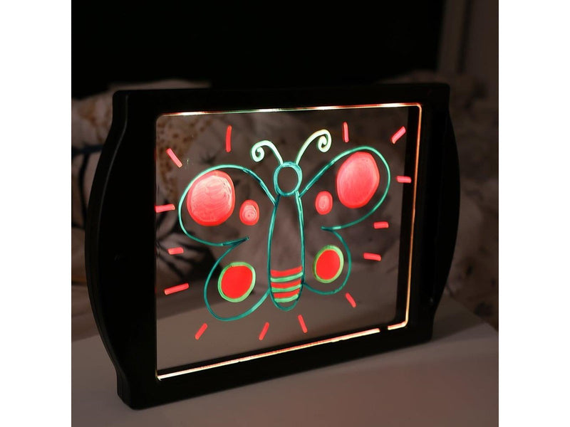 Marvins Magic Glow Art - Neon Effect Drawing Board - Black