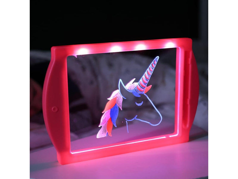 Marvins Magic Glow Art - Neon Effect Drawing Board - Pink