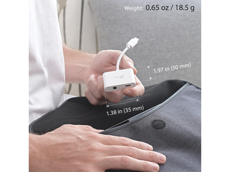 j5create USB-C to 3.5mm Audio Adapter (with PD)