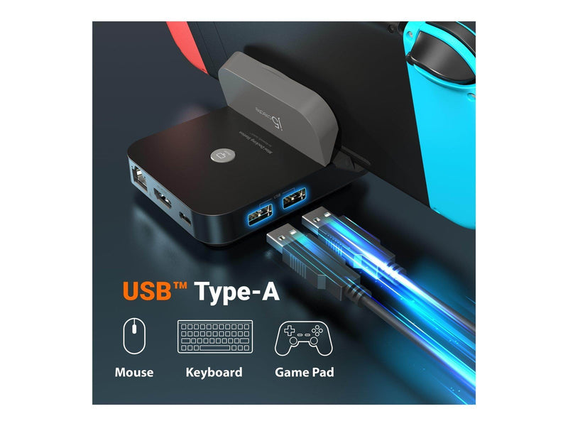 j5create Mini Docking Station for Nintendo Switch