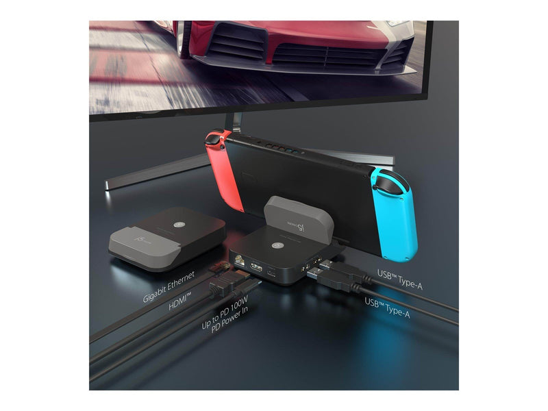 j5create Mini Docking Station for Nintendo Switch