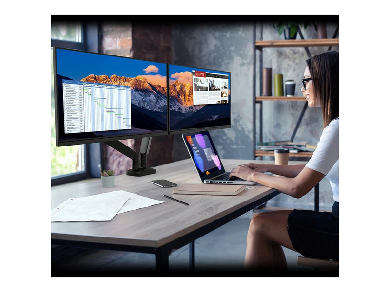 j5create Ergonomic Dual Monitor Mount