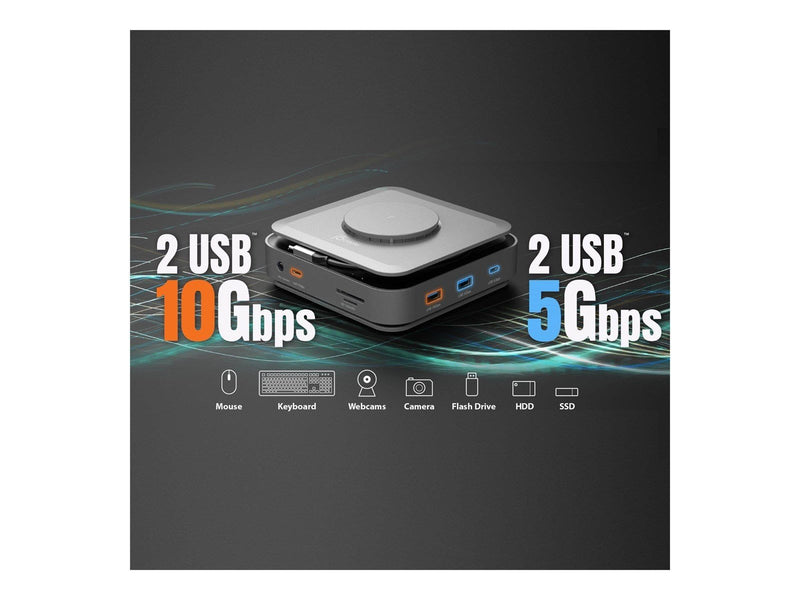 j5create 12-in-1 USB-C Dock Dual 4K HDMI (with Ethernet and 140W GaN PD)