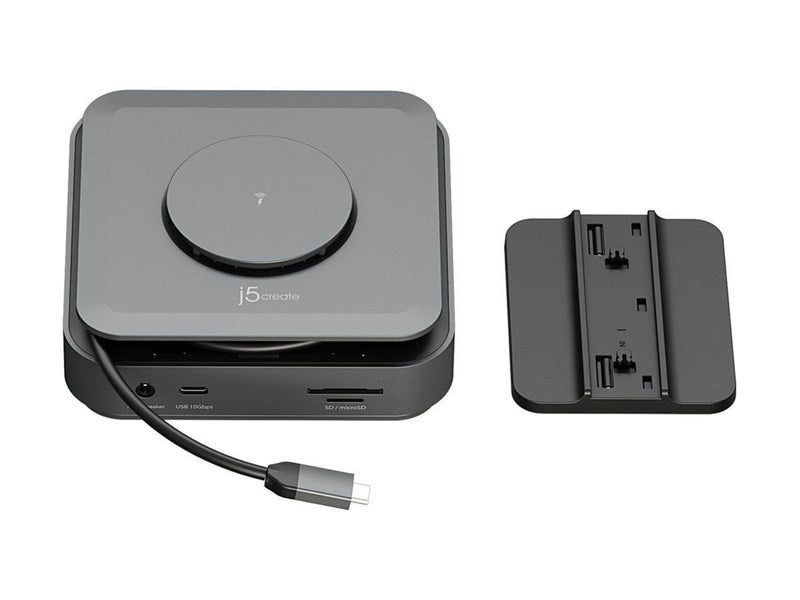 j5create 12-in-1 USB-C Dock Dual 4K HDMI (with Ethernet and 140W GaN PD)