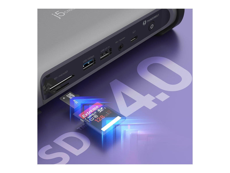 j5create JTD568-EN - Thunderbolt 4 Quad Display Docking