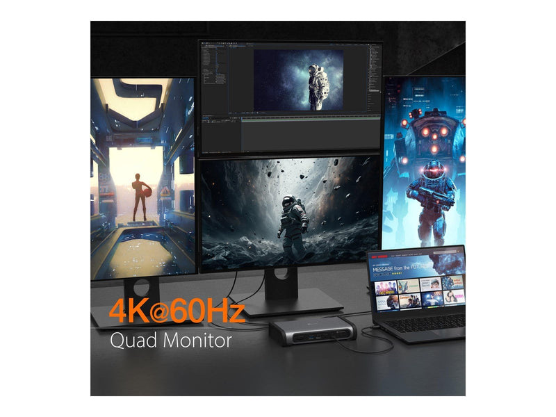 j5create JTD568-EN - Thunderbolt 4 Quad Display Docking