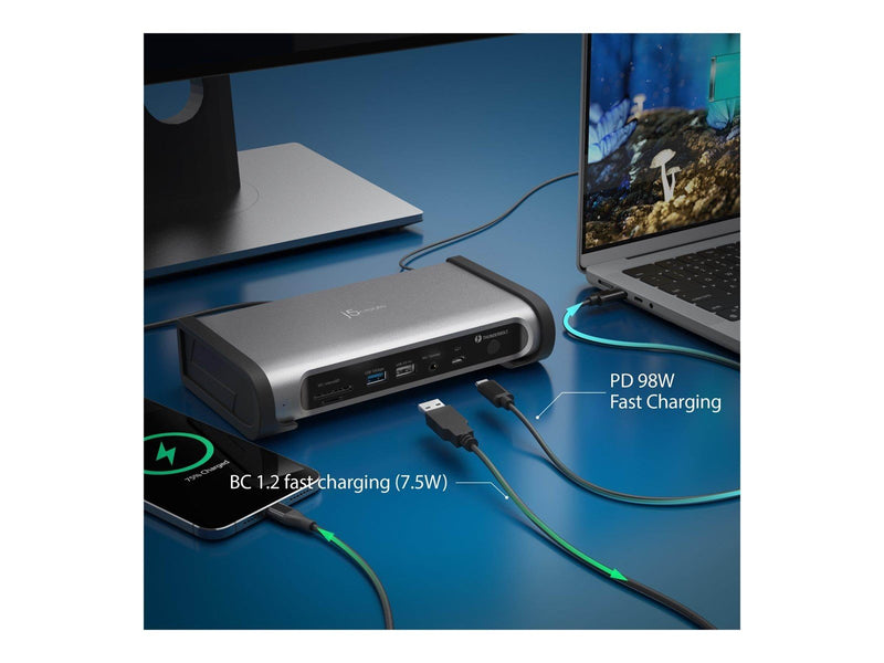 j5create JTD568-EN - Thunderbolt 4 Quad Display Docking