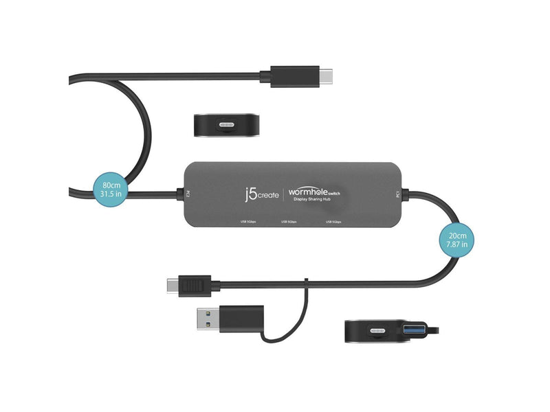 j5create Wormhole Switch Display Sharing Hub