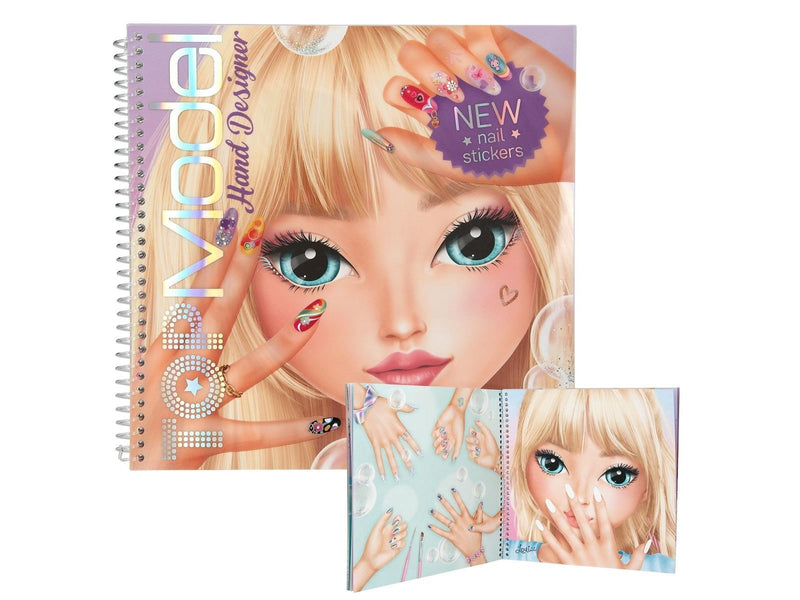 Topmodel Hand Designer Colouring Book