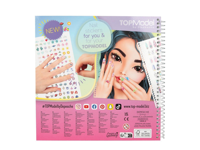 Topmodel Hand Designer Colouring Book