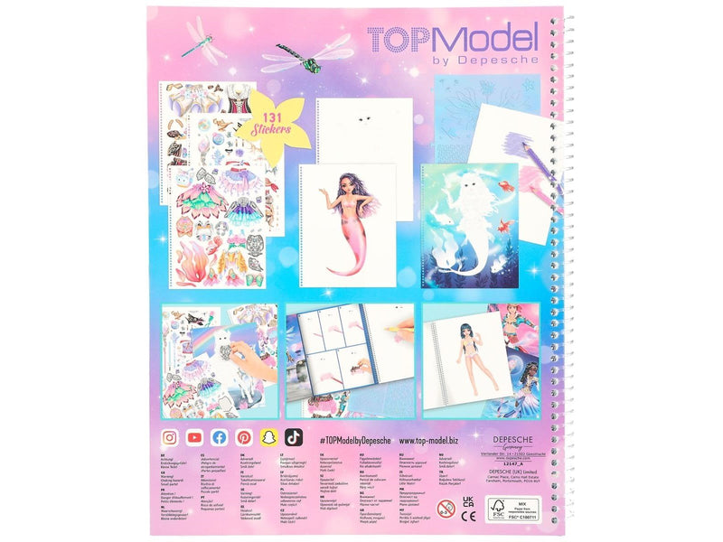 Topmodel Colouring Book Fantasy
