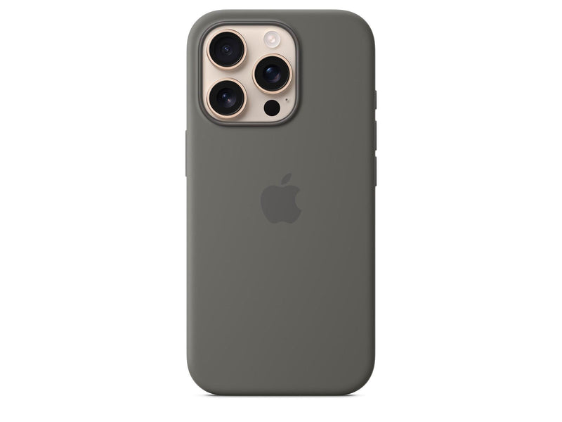 Apple iPhone 16 Pro Silicone Case with MagSafe - Stone Gray
