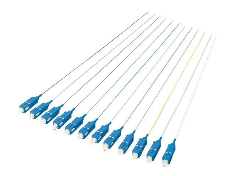 DIGITUS Professional pigtail - 2 m - grey black white blue yellow red green brown orange violet pink turquoise - Schwarz - 2 met