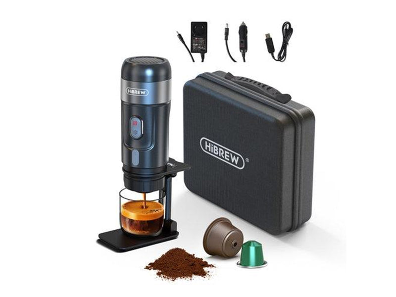 HiBREW Portable 3-in-1 coffee maker with case 80W H4A