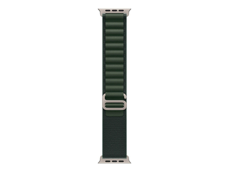 Apple 49mm Dark Green Alpine Loop - Large - Titanium Finish
