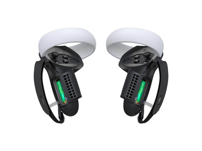 KiwiDesign Controller Grip with Battery Door Q1 PRO-2.2 for Meta Quest 2 Black