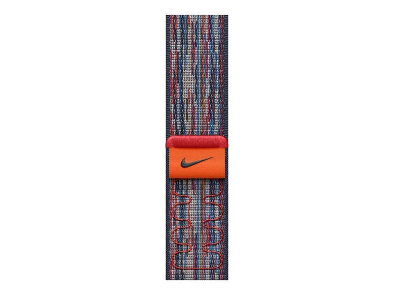 Apple 46mm Blue/Red Nike Sport Loop