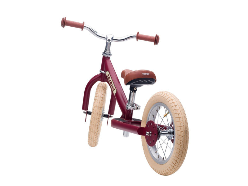 Trybike 2 wheels steel - Vintage red