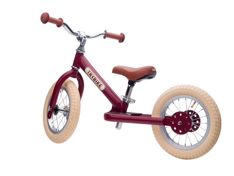 Trybike 2 wheels steel - Vintage red
