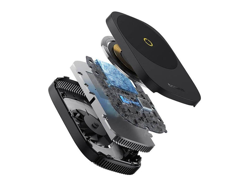 Baseus MagPro II Ultra-Thin Phone Cooler with charger (black)