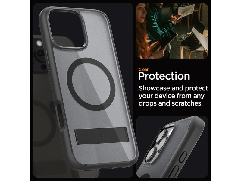 Spigen Ultra Hybrid S MagSafe - Frost Black - iPhone 16 Pro