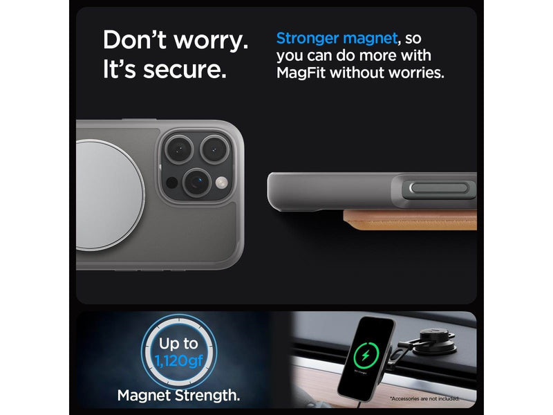 Spigen Ultra Hybrid S MagSafe - Frost Grey - iPhone 16 Pro