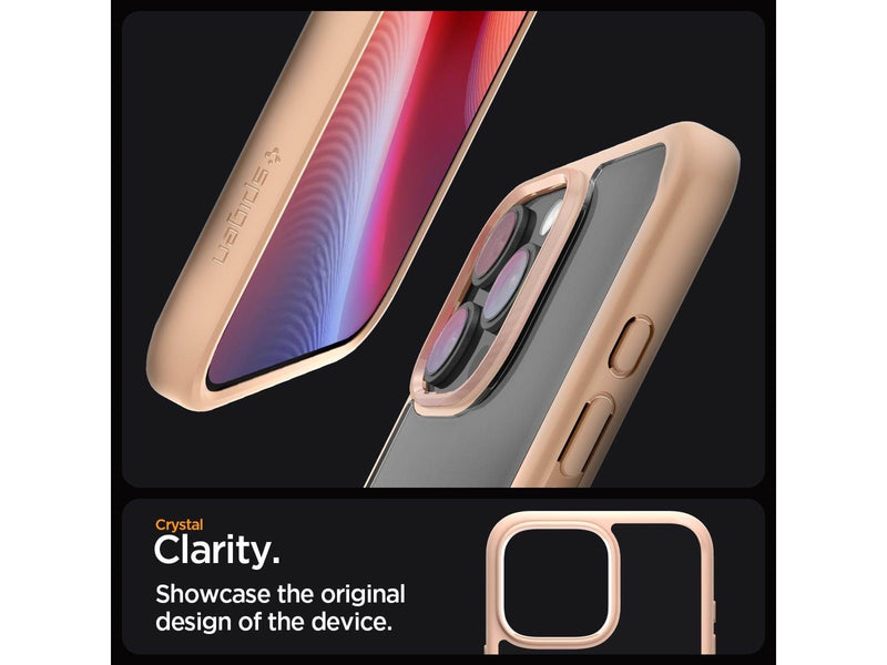 Spigen Ultra Hybrid - Rose Titanium - iPhone 16 Pro