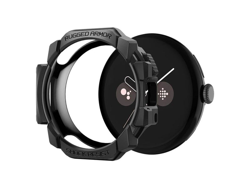 Spigen Rugged Armor matte black - Google Pixel Watch 3/2/1 (41mm)