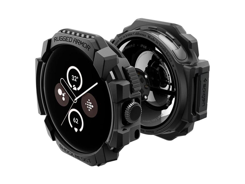 Spigen Rugged Armor matte black - Google Pixel Watch 3/2/1 (41mm)