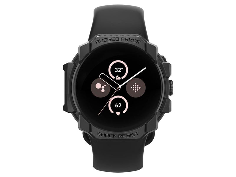 Spigen Rugged Armor matte black - Google Pixel Watch 3/2/1 (41mm)
