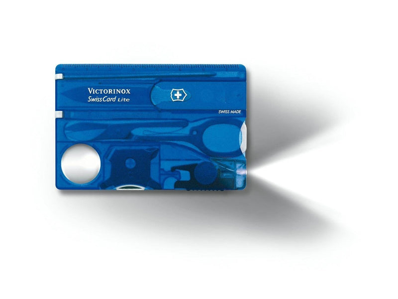 Victorinox SWISSCARD LITE blue transparent