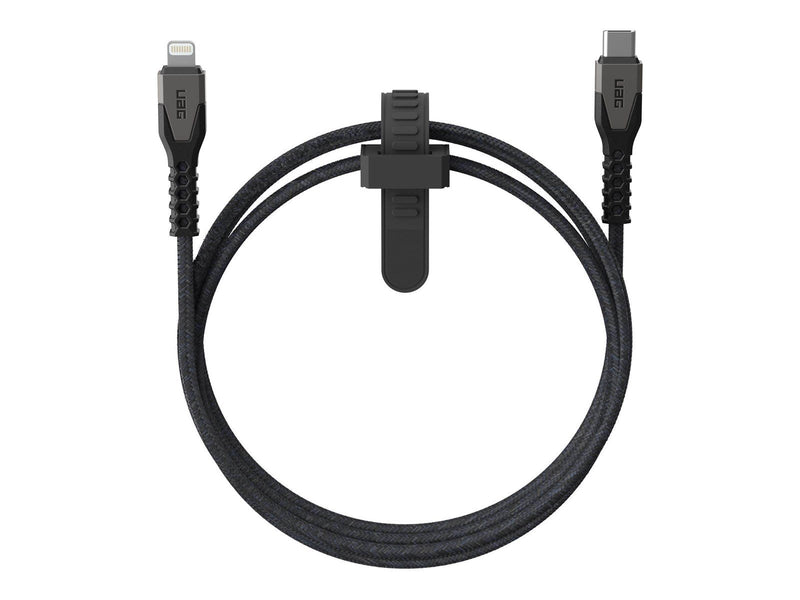 UAG Rugged Kevlar Cabel USB-C - Lightning 1.5m black/grey BULK
