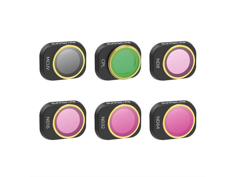 Sunnylife 6 Lens Filters MCUV CPL ND8/16/32/64 for DJI MINI 4 PRO