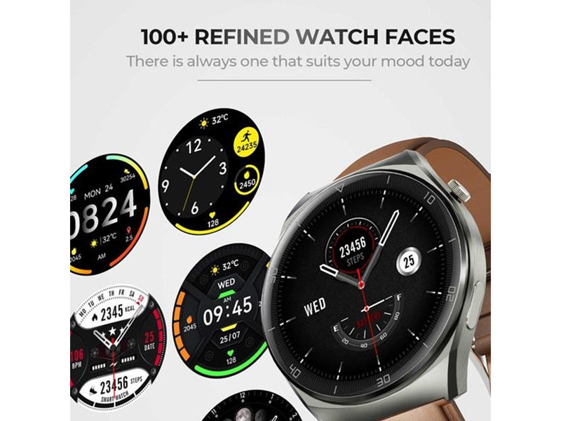 Aukey SW-2U SmartWatch 2 Ultra - Dark Brown Leather