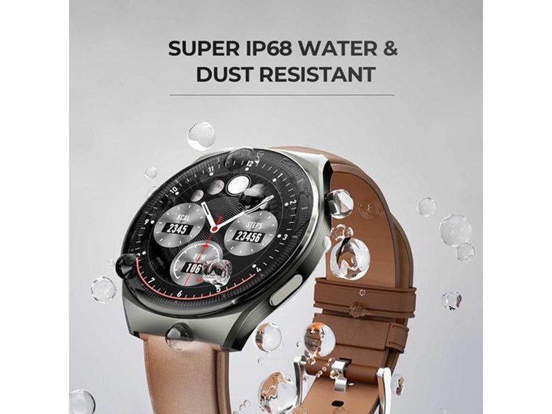 Aukey SW-2U SmartWatch 2 Ultra - Dark Brown Leather