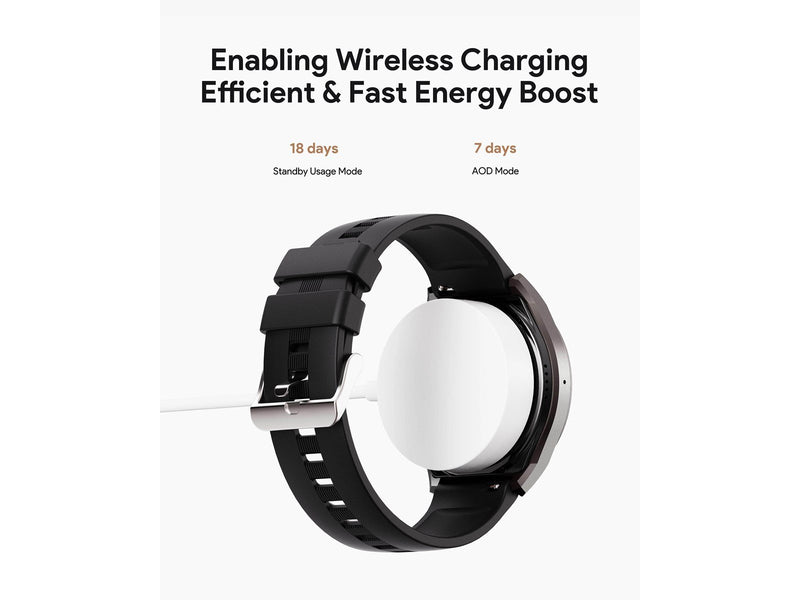 Aukey SW-2U SmartWatch 2 Ultra - Dark Brown Leather