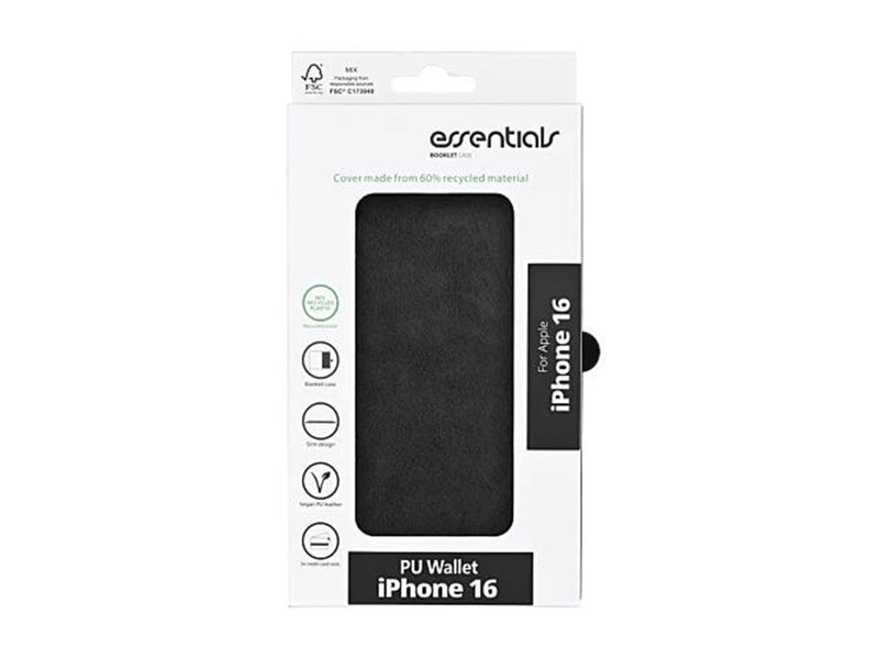 Essentials Wallet Black - iPhone 16