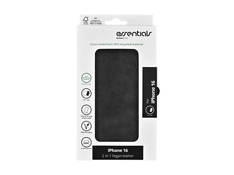 Essentials Wallet Black - iPhone 16