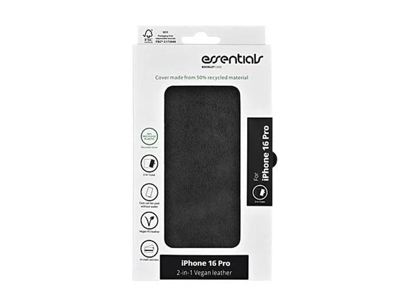 Essentials Wallet Black - iPhone 16 Pro