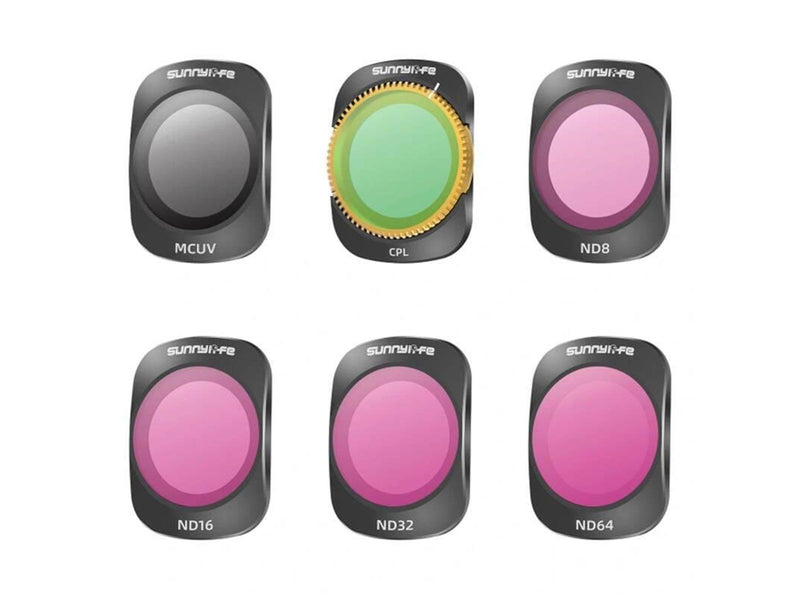 Sunnylife 6 filters MCUV CPL ND8/16/32/64 for Pocket 3