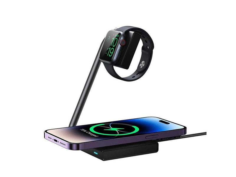 Joyroom JR-WQN05 2-in-1 Magnetic Inductive Charger 15W (Black)