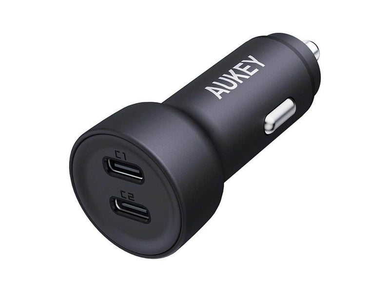 Aukey Car Charger CC-Y23 2xUSB-C 65W (black)