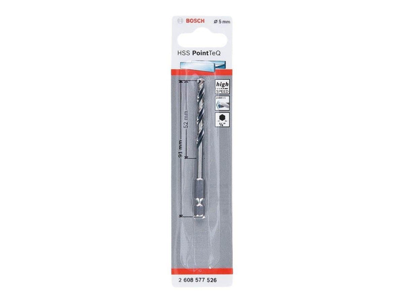 Bosch HSS PointTeQ drill bit - for metal