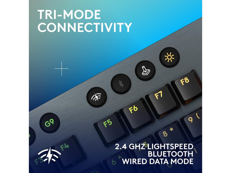 Logitech G915 X LIGHTSPEED - Clicky - 100% - Gaming Tastaturen - Nordisch - Schwarz